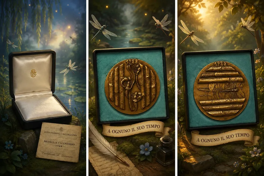 Calendario — Calendar medal 1988, bronze — Istituto Poligrafico e Zecca dello Stato (1/4)