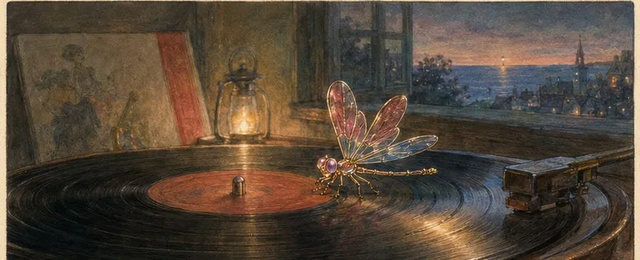 Dragonfly — Joe Hisaishi — Kiki's Delivery Service Image Album, original Japanese LP (Studio Ghibli Records) (1/6)