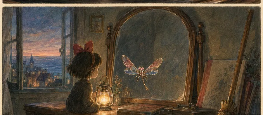 Dragonfly — Joe Hisaishi — Kiki's Delivery Service Image Album, original Japanese LP (Studio Ghibli Records) (2/6)